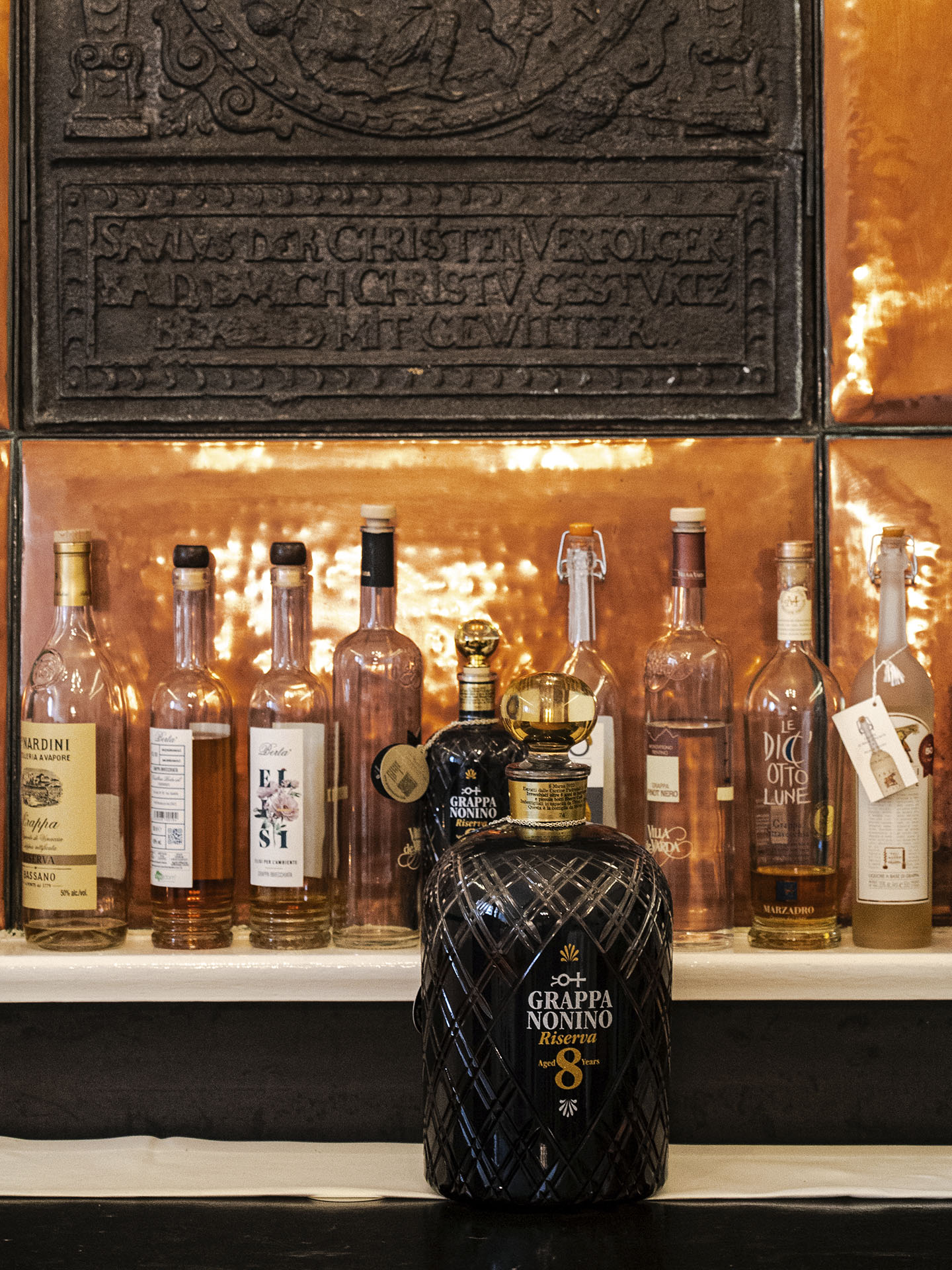 Auswahl Likoere Restaurant Leonardo